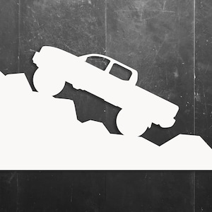 Toyota Tacoma Rock Crawling Vinyl Window/Car/Sign Decal DRCTACO