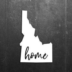 Idaho State Home / Love Vinyl Window/Car/Sign Decal DSID