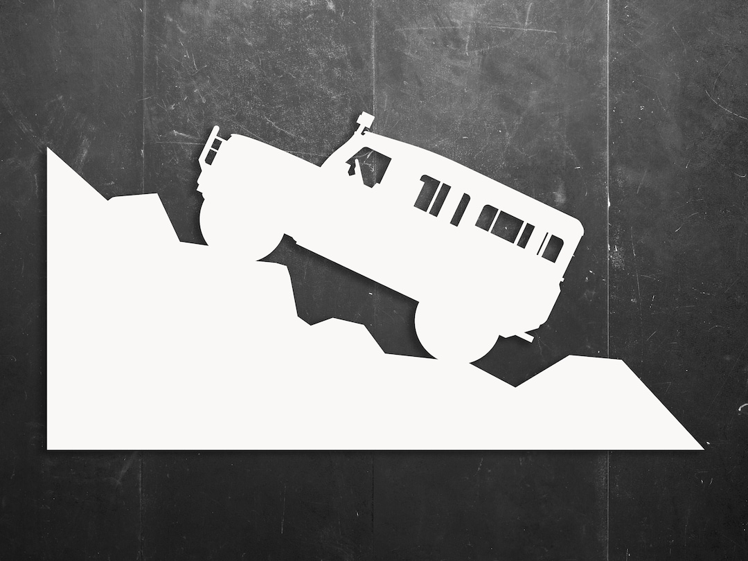 Land Rover Defender 90 Rock Crawling Vinyl Window/car/sign Decal DRCD90