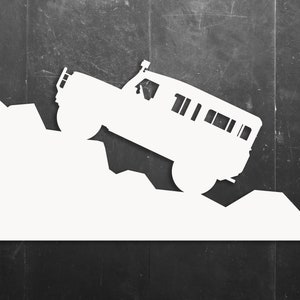 Land Rover Defender 90 Rock Crawling Vinyl Window/car/sign Decal DRCD90 ...