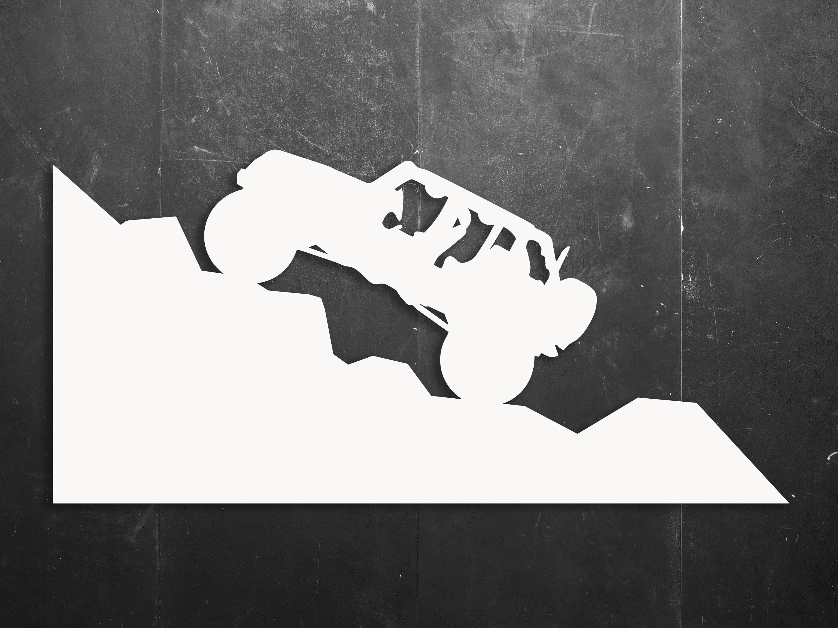Jeep 4 Door Wrangler JKU Rock Crawling Vinyl Window/Car/Sign | Etsy