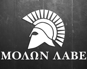 Spartan Molon Labe Come and Take It Vinyl Window/Car/Sign Decal DMAS