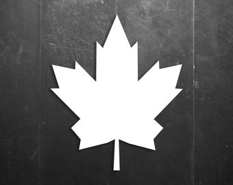 Canadian Maple Leaf Vinyl Window/Car/Sign Decal DCMP