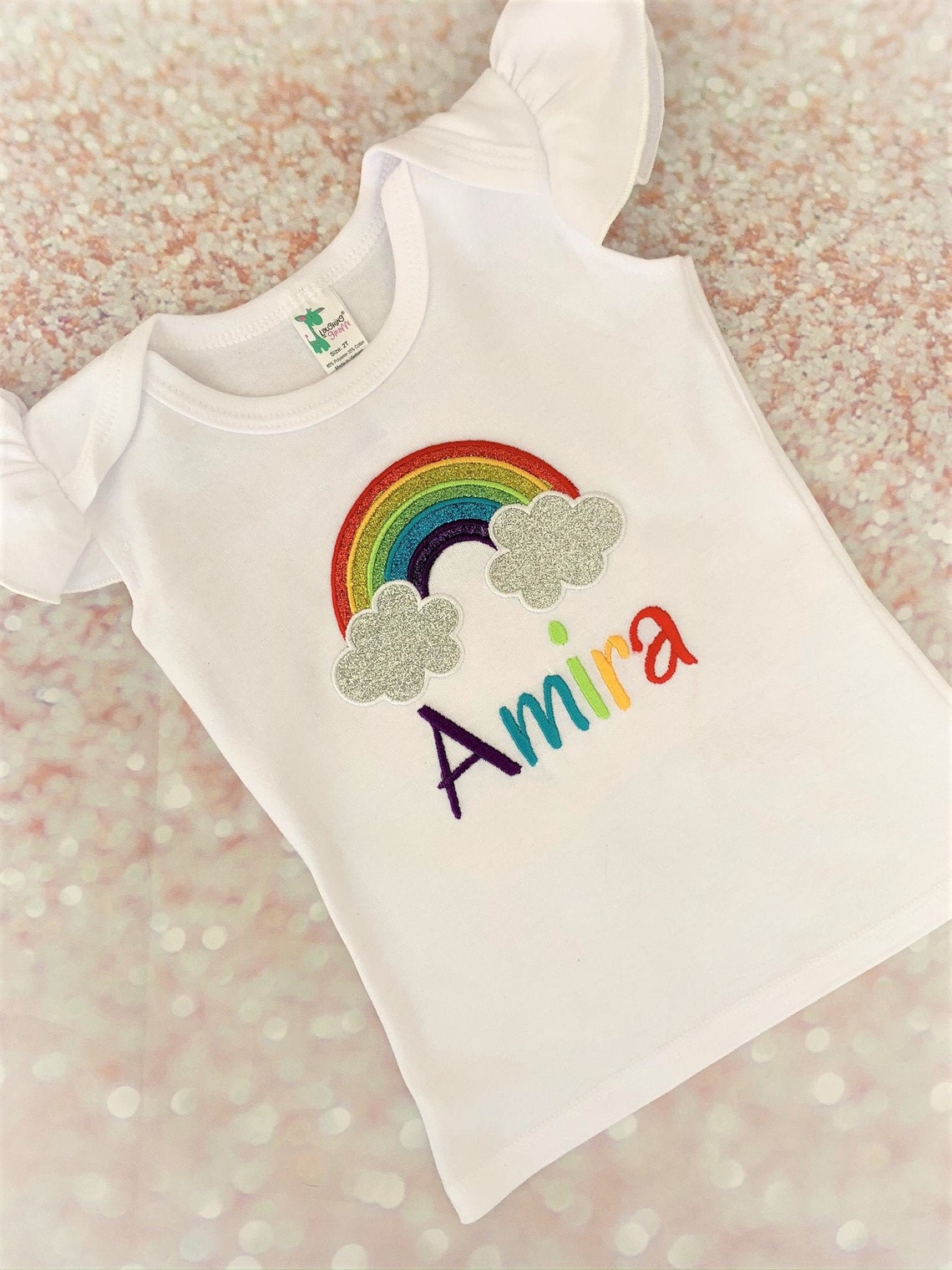 Baby Colorful Rainbow Shirt Rainbow Shirt Baby's Shirt Etsy