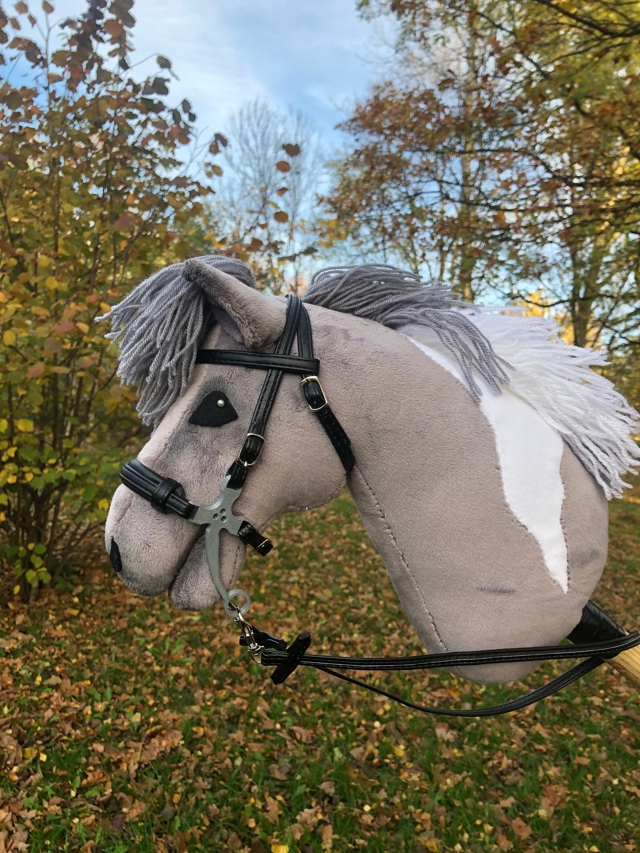 Hackamore bridle for hobby horses // accessories for hobby Etsy Polska