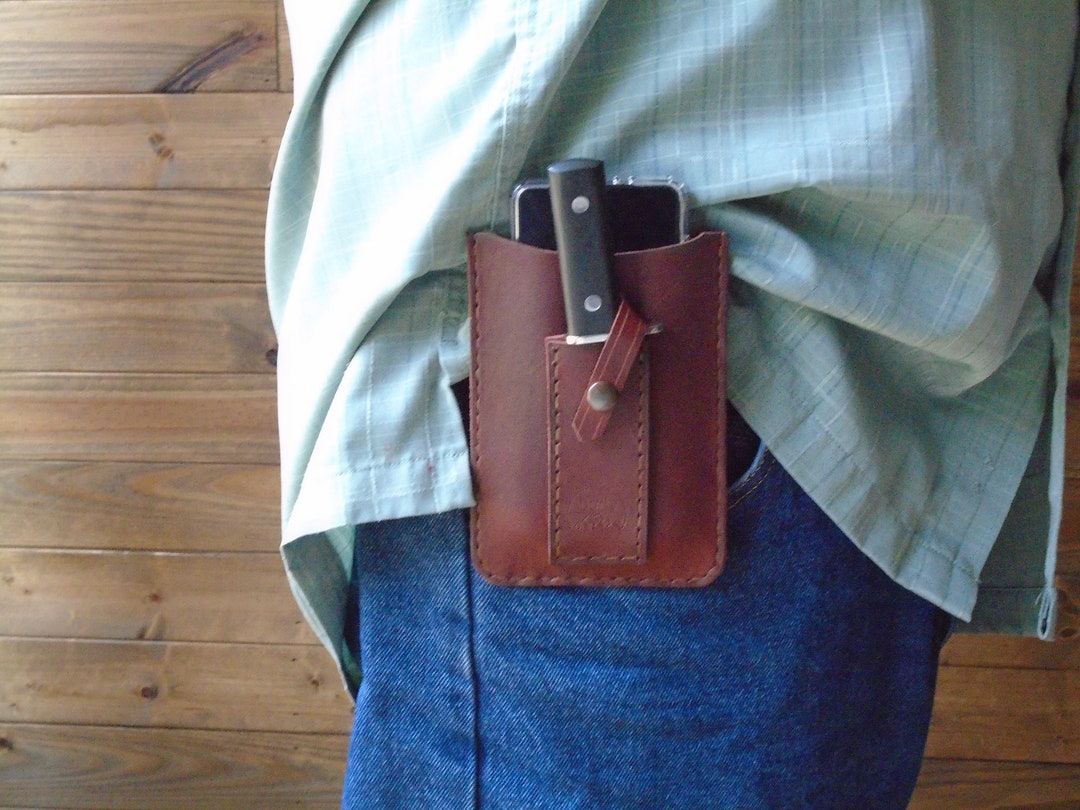 Phone Knife Case Slim Design Phone Case With Knife, Sheath and Belt