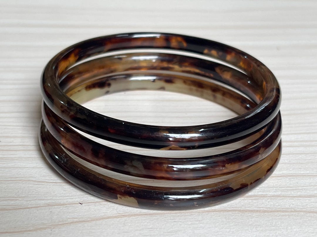 Set of 3 Very rare color Natural Buffalo Horn Bangles, Bracelet Set, Horn Bracelet, Bangle Bracelets, Horn Bangles, Small size bracelets