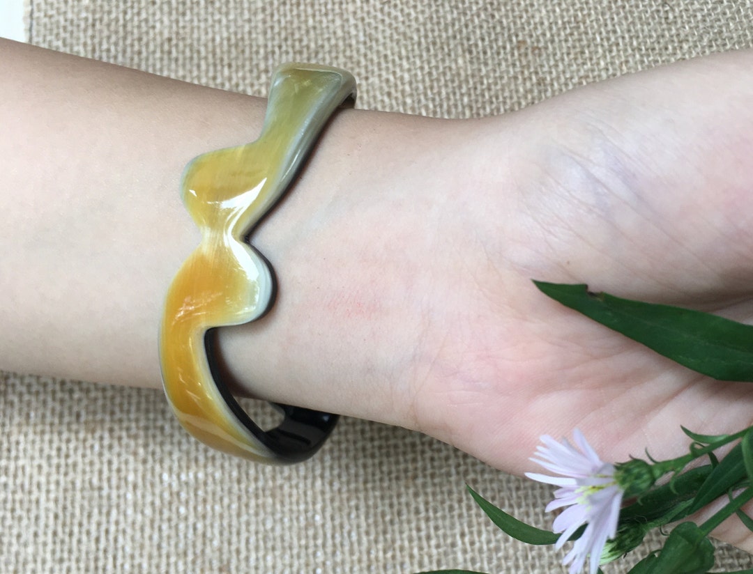 Natural Horn Bracelet Horn Jewelry Vietnam Art Buffalo Horn Etsy