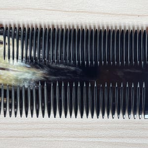 Buffalo Horn Beard Comb, Comb For Hair, Horn Beard Comb, Anti Static Comb, Handcrafted comb, Gift for him, Comb for Beard