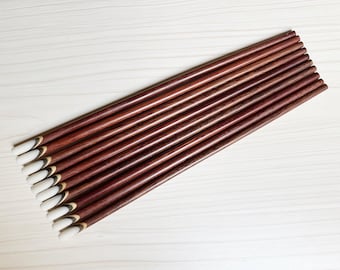 Set 5 Pairs of natural wood Chopsticks, handmade chopsticks, beautiful rosewood chopsticks, chopstick set