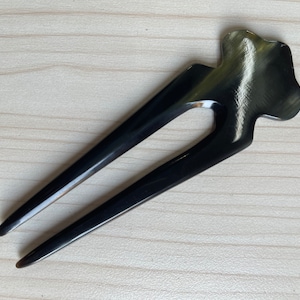 Beautiful Horn Hair Fork, Buffalo Horn Jewelry, Matiss Hair Fork, Horn Hair Stick, Hair Forks From Horn,Hand made Horn Hairfork