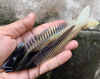 水牛の角で作られたヘアコーム、ヘア用コーム、ウェディング