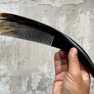 Big Size Rare Hair Comb From Whole Buffalo Horn, Comb For Hair, Wedding Comb, Gifts For Her, Mothers Day Gifts, Hairbrush Comb, Big Comb