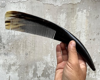 Big Size Rare Hair Comb From Whole Buffalo Horn, Comb For Hair, Wedding Comb, Gifts For Her, Mothers Day Gifts, Hairbrush Comb, Big Comb