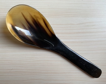 Big Horn Spoons, Buffalo Horn Spoon, Handmade buffalo horn spoon, Exquisite Horn Kitchen Utensils from Buffalo Horn, Handcrafted spoon