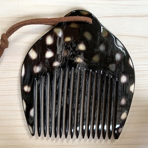 Dyed Buffalo Horn Comb, Comb For Hair, Buffalo Horn Comb, Anti Static Comb, Curly Hair Comb