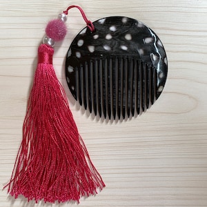 Dyed Buffalo Horn Comb, Comb For Hair, Buffalo Horn Comb, Anti Static Comb, Curly Hair Comb