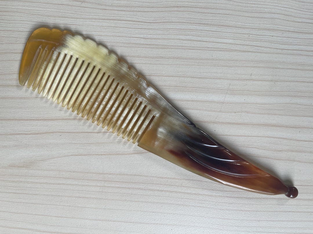 Beautiful Hair Comb From Buffalo Horn, Comb for Hair, Wedding Comb ...