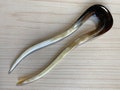 Beautiful Horn Hair Fork, Buffalo Horn Jewelry, Matiss Hair Fork, Horn Hair Stick, Barrettes & Clips, Hair Forks From Horn, Horn Hairfork