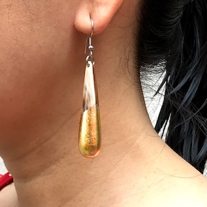 Buffalo Horn Ohrringe, Büffelhorn Schmuck, Matisse Ohrringe, Statement Ohrringe, Matisse Inspiration Ohrringe