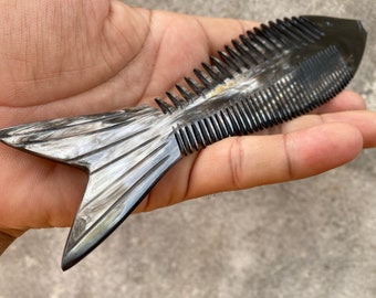 水牛の角で作られたヘアコーム、ヘア用コーム、ウェディング