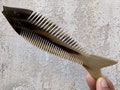 Hair Comb From Buffalo Horn, Comb For Hair, Wedding Comb, Gifts For Her, Mothers Day Gifts, Hairbrush Comb, Comb For Treated Hair, Fish comb product logo