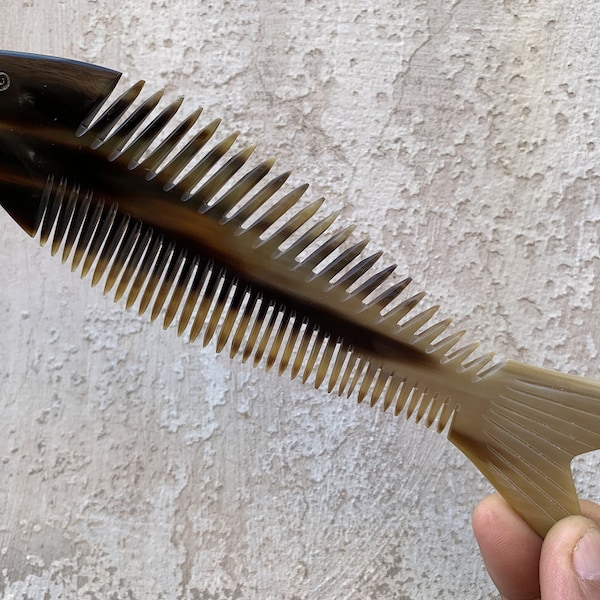 Hair Comb From Buffalo Horn, Comb For Hair, Wedding Comb, Gifts For Her, Mothers Day Gifts, Hairbrush Comb, Comb For Treated Hair, Fish comb