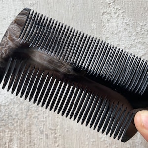Big Size Dark color Buffalo Horn Comb, Comb For Hair, Horn Comb, Anti Static Comb, Curly Hair Comb, Gift for her, beautiful comb