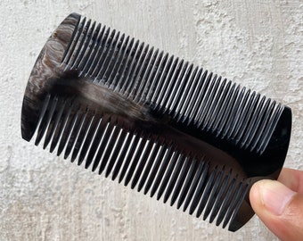 Big Size Dark color Buffalo Horn Comb, Comb For Hair, Horn Comb, Anti Static Comb, Curly Hair Comb, Gift for her, beautiful comb