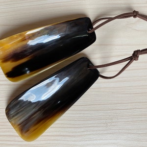 1 x Shoe Horn Personalized, Travel Engraved Buffalo Horn, Short Handle Shoe Horn, Gift for Men, Gift for Women, Shoe Horn Small