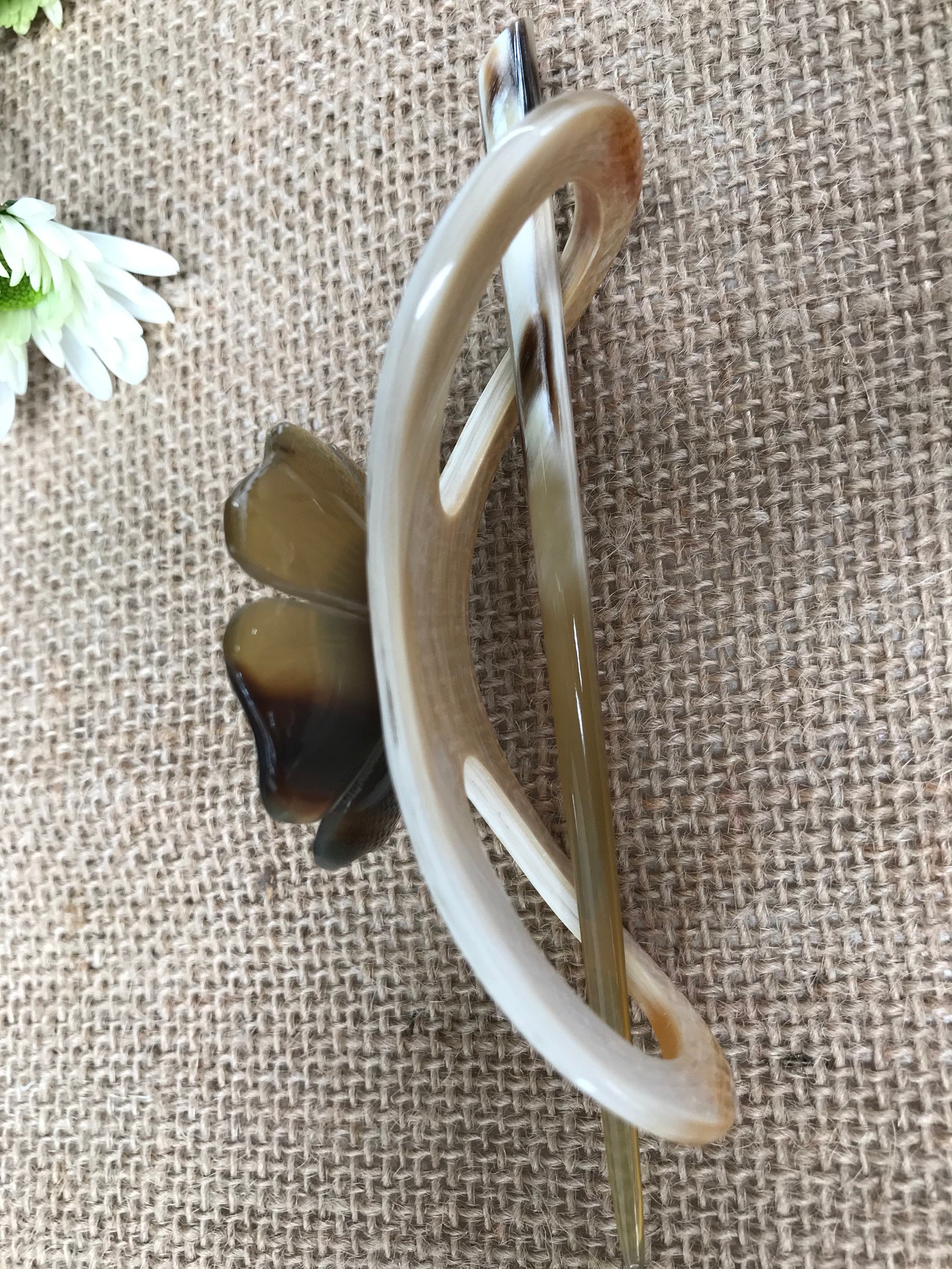 Horn Hair Clips Buffalo Horn Jewelry Matiss Hair Clip Horn Etsy