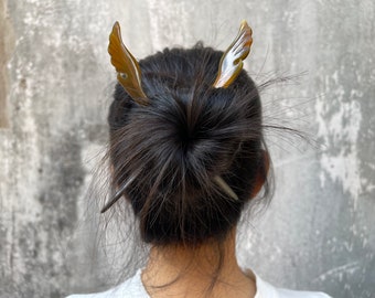 Assorted Horn Hair Stick , Anti Static Hair Accessories  display picture 2