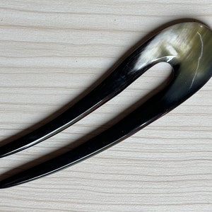 Beautiful Horn Hair Fork, Buffalo Horn Jewelry, Matiss Hair Fork, Horn Hair Stick, Hair Forks From Horn, Horn Hairfork, Hand made hair fork