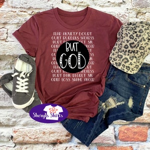 But God Bigger Than Your Fear Anxiety Doubt Etc SVG Dxf PNG - Etsy