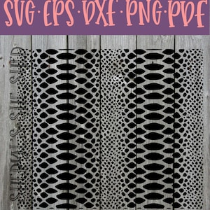 Conception de peau de serpent de base pour les Machines de découpe SVG eps PNG dxf PDF imprimable - Tumbler chemise chapeau tablier porte-clés Sublimation et plus encore !