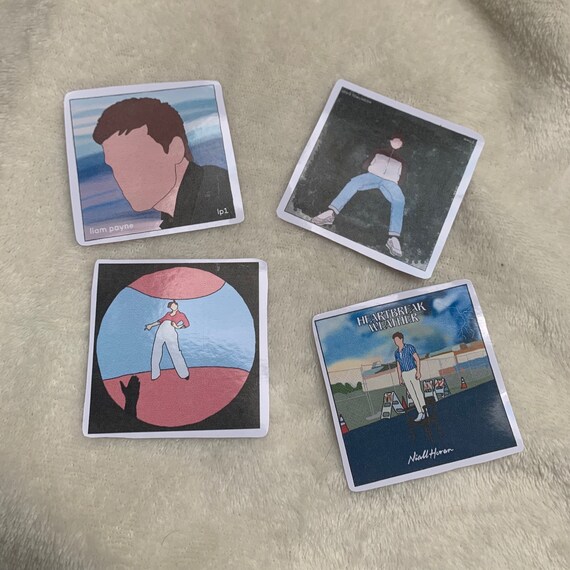 One Direction Solo Album Outline Sticker Etsy