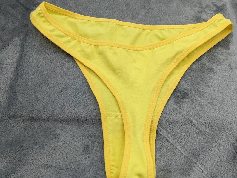 Sunshine Yellow Thong Panties XXS-4X | Etsy