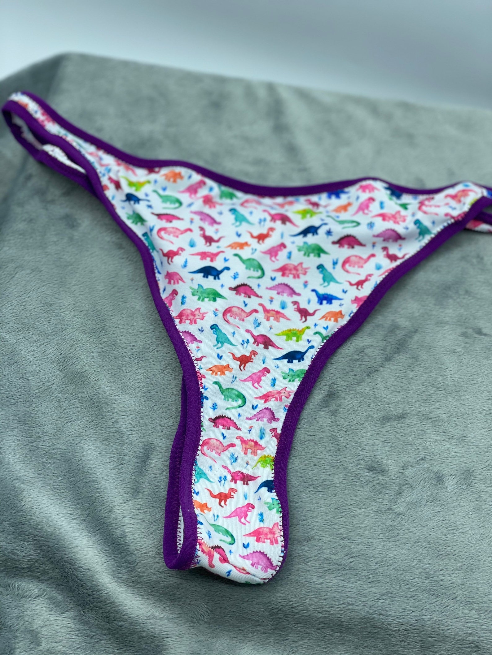 Dinosaur Thong Panties XXS4X Etsy