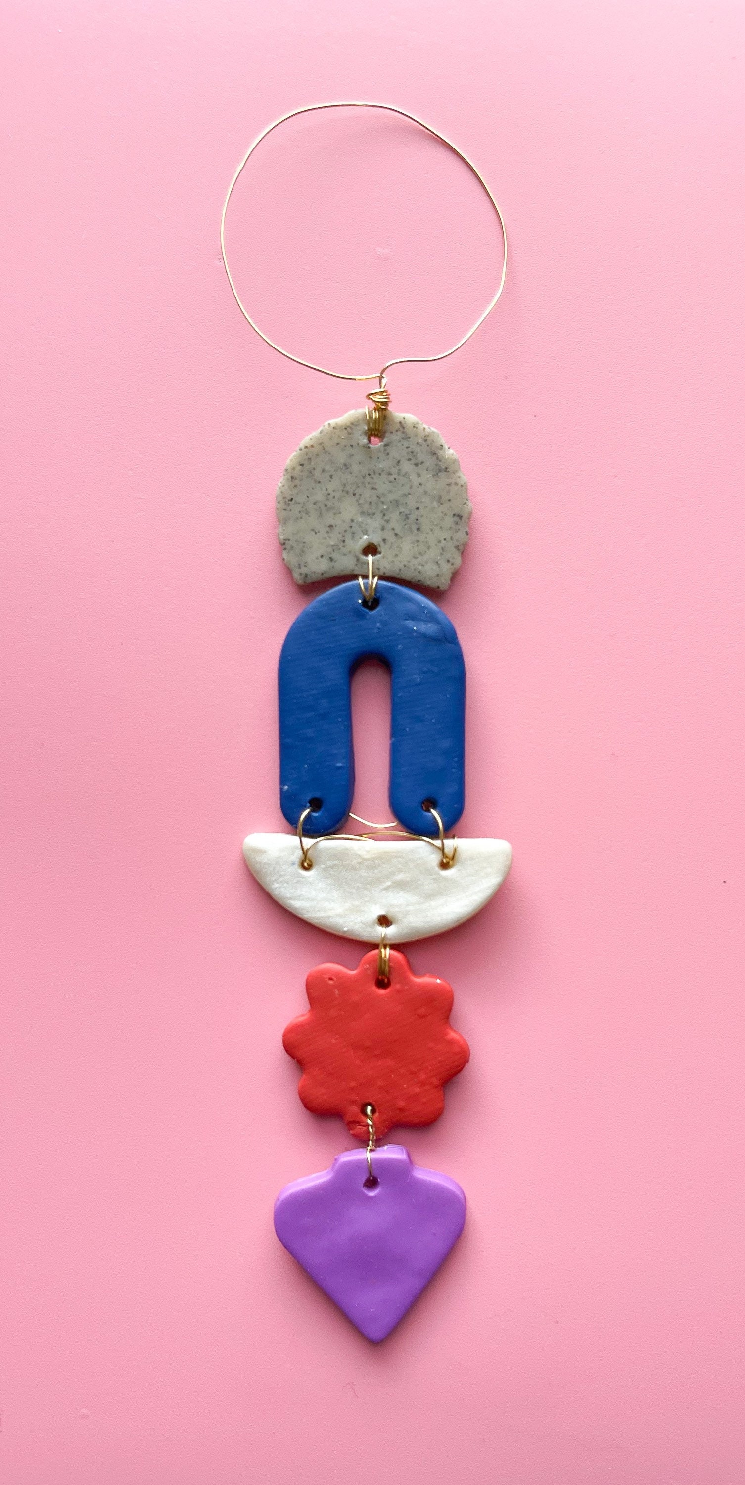 Polymer clay wall hanging Etsy