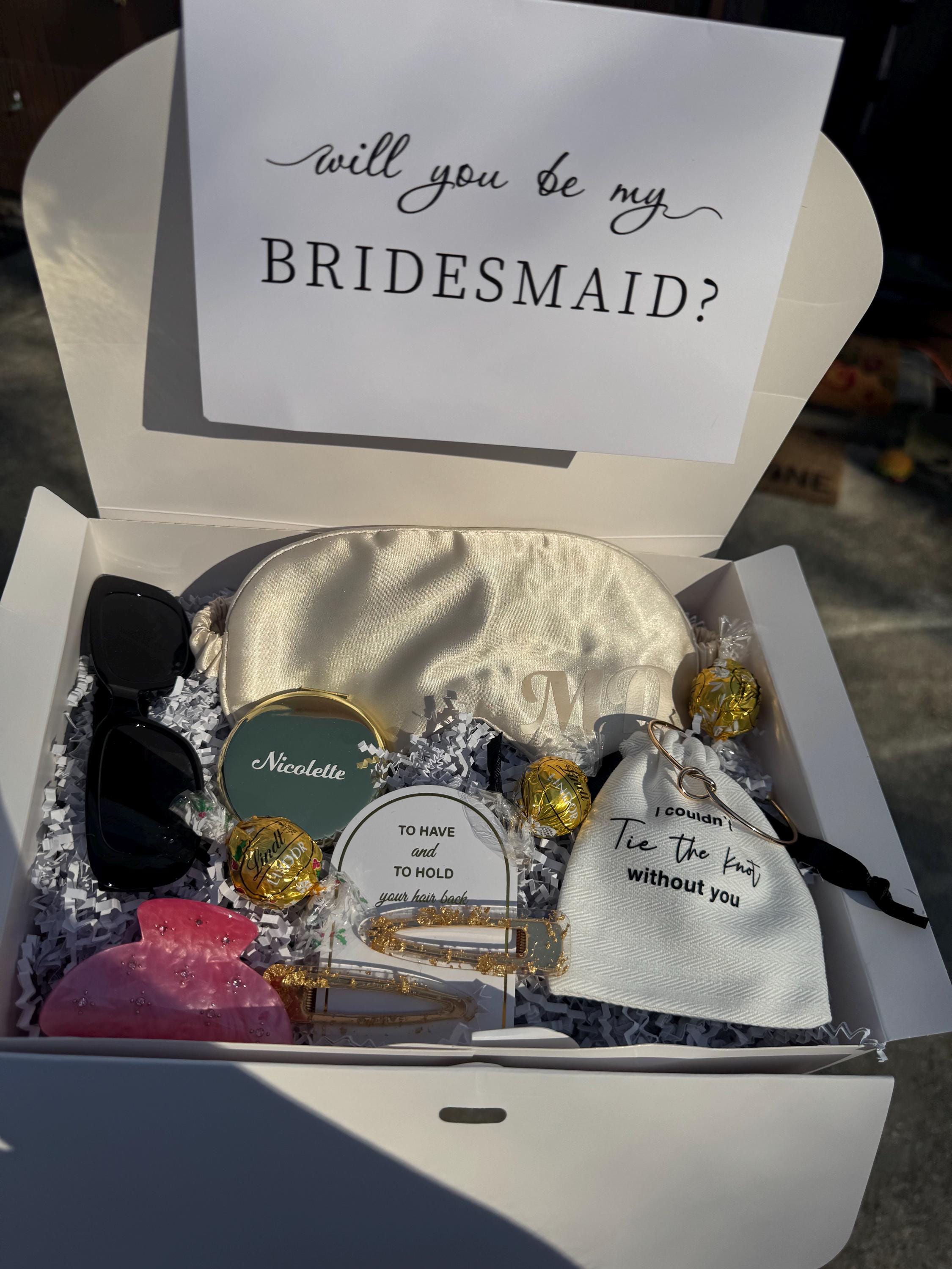 Proposal Box Personalized Bridesmaid Proposal Boxes - Etsy