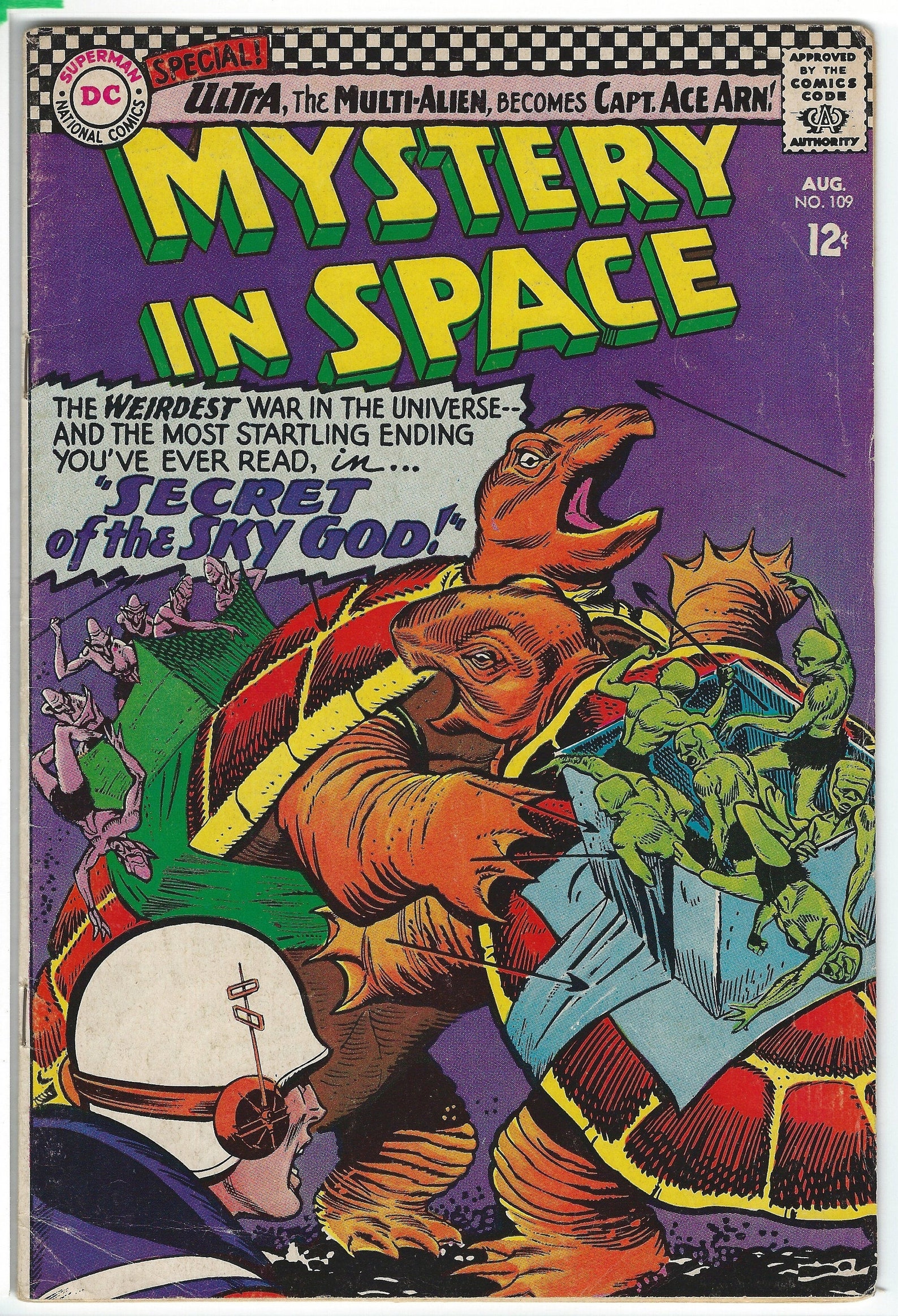 Mystery in Space 109 1966 DC Comics Grade: Low image 0.
