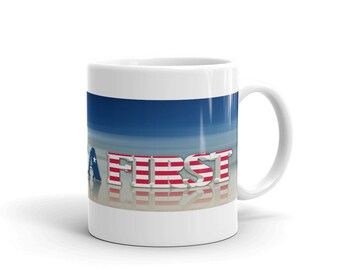 USA, American first, American first Mug, Color Silhouette Mug, Kitchen Art Gift, Travel Gift, Office Gift Mug, Mug, 11oz, personalised gift