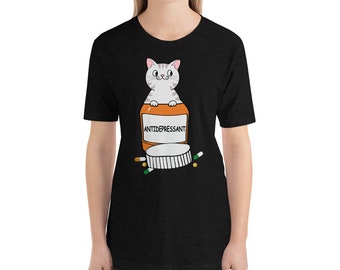 Cute Cat Shirt Antidepressant Shirt 
