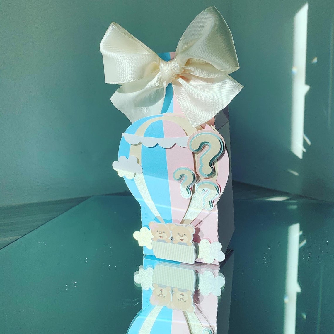 Gender Reveal Favor Box Etsy