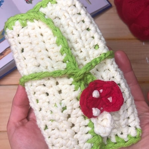 Mushroom Tic-Tac-Toe Portable Game Set CROCHET PATTERN PDF Download image 3
