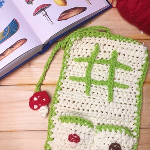 Mushroom Tic-Tac-Toe Portable Game Set CROCHET PATTERN PDF Download image 10