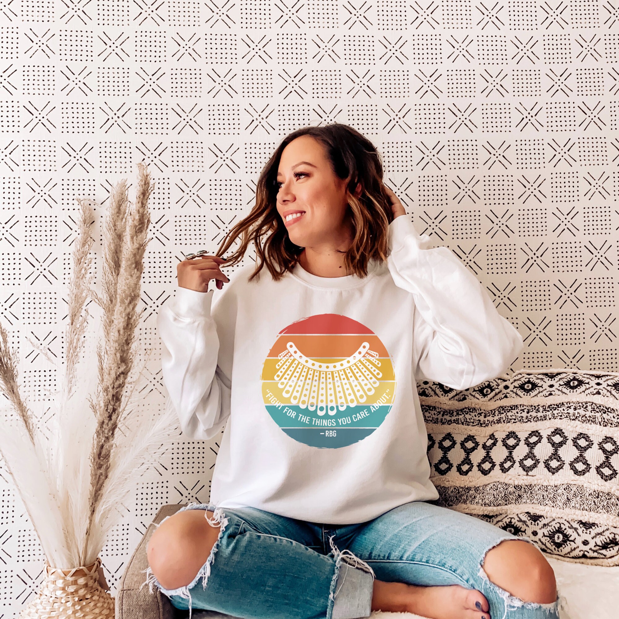 Rbg Sweater - Etsy