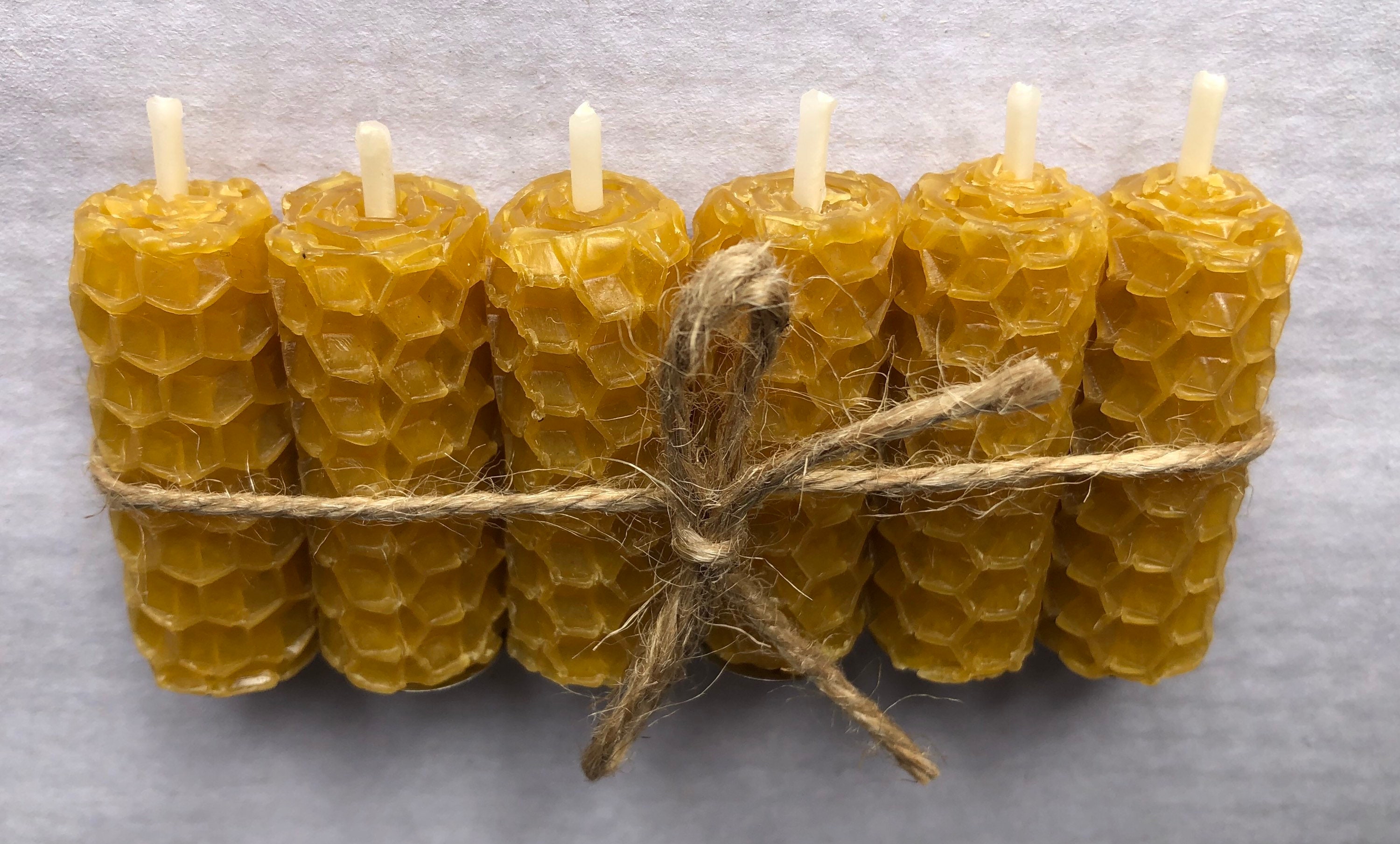 Beeswax Candles Hand rolled with 100 Pure Natural Bees Wax Etsy