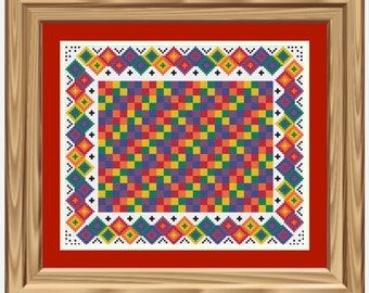 Mimi's Afghan Cross Stitch Pattern PDF Only