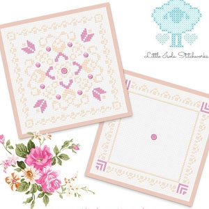 Bridal Biscornu - Alexandra Cross Stitch Pattern (PDF File Only)